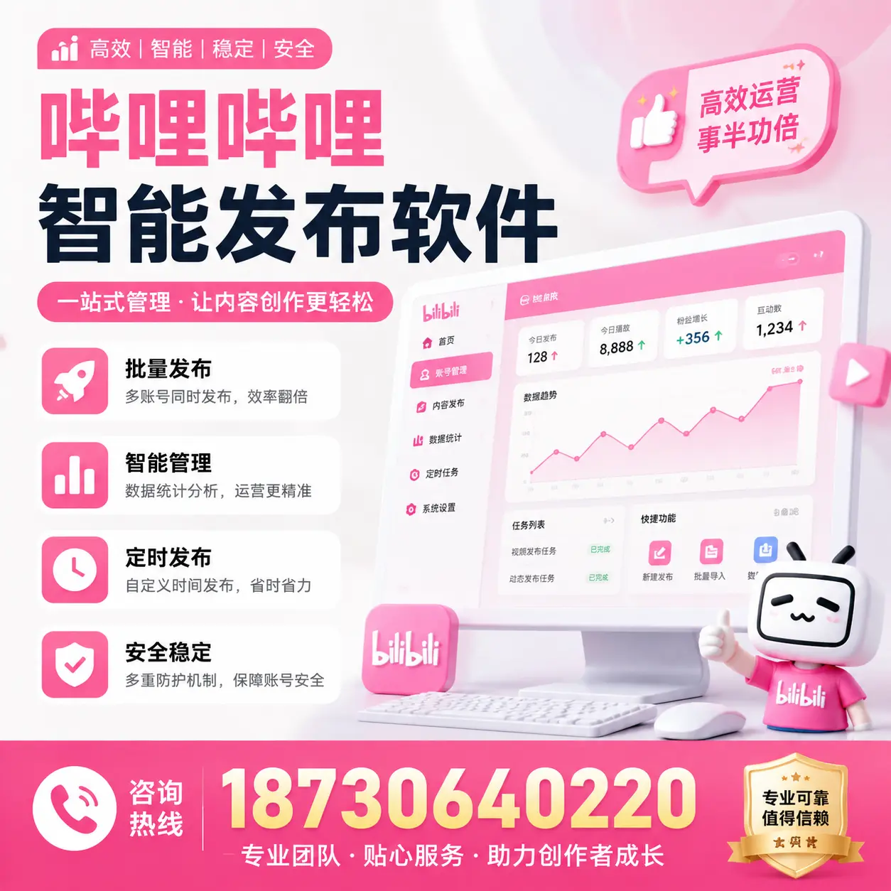 如何评估哔哩哔哩智能发布软件的ROI?赣州 企业必读
